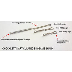 Fischschädel Blane Chockletts beweglicher Big Game-Schaft