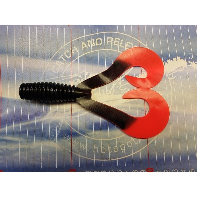 Tukker Baits Smiling Pike Tail Bait Twin Tail Reserve Tails