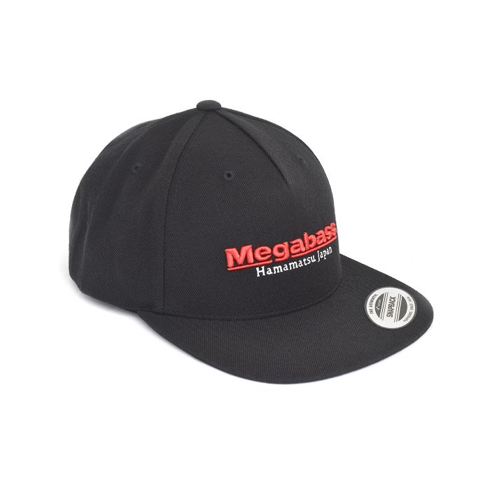 Megabass Classic Snapback Schwarz/Rot