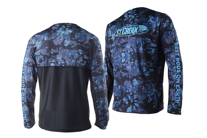 St. Croix Mac Fishing Tournament UV-Shirt Blau