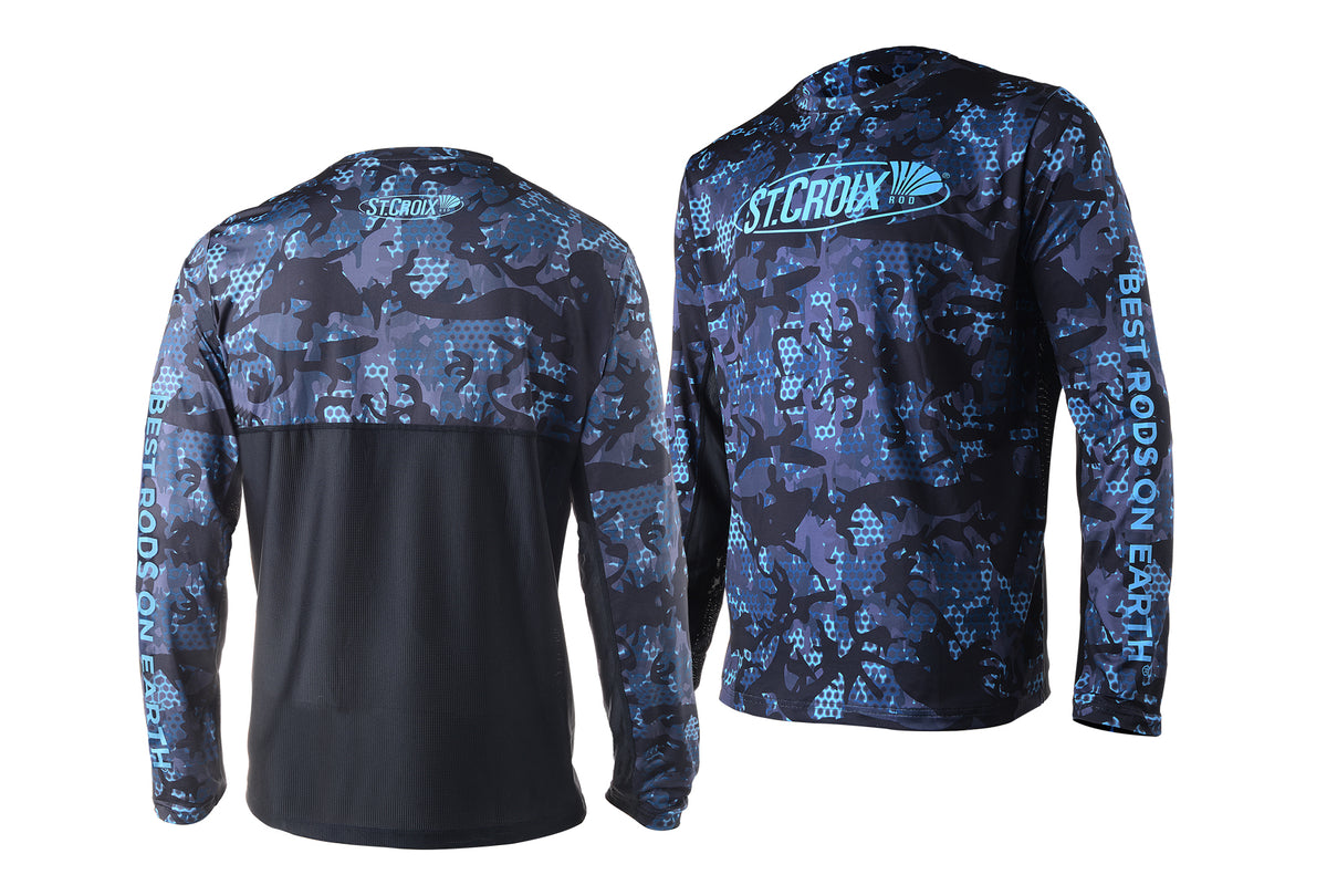 St. Croix Mac Fishing Tournament UV-Shirt Blau