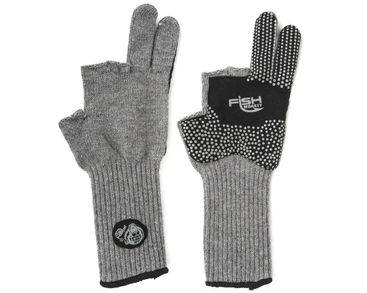 Fish Monkey Bauers Grandma Two Finger Wollhandschuhe