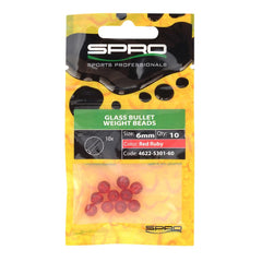 Spro Runde, glatte Glasperlen