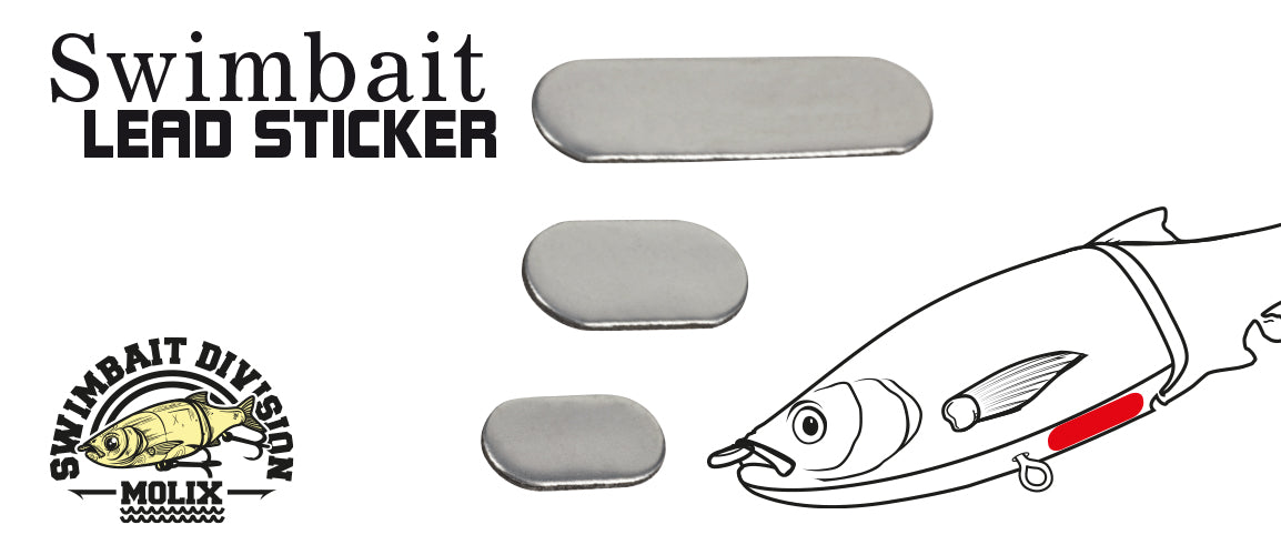 Molix Swimbait Blei-Aufkleber