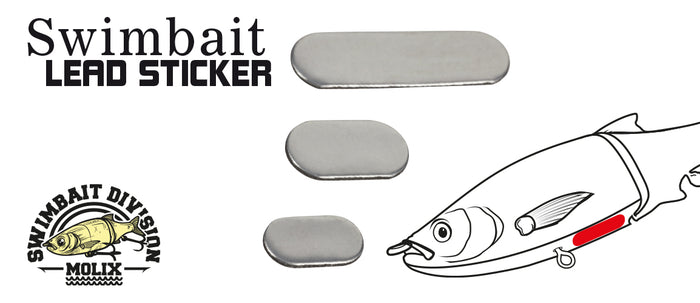 Molix Swimbait Blei-Aufkleber