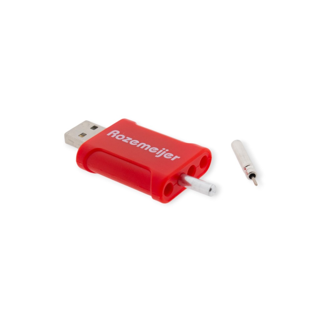 Rozemeijer USB-Lithium-Batterieladegerät mit 2 LIR425-Batterien