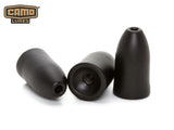 CAMO Tackle Tungsten Bullet Weight SCHWARZ