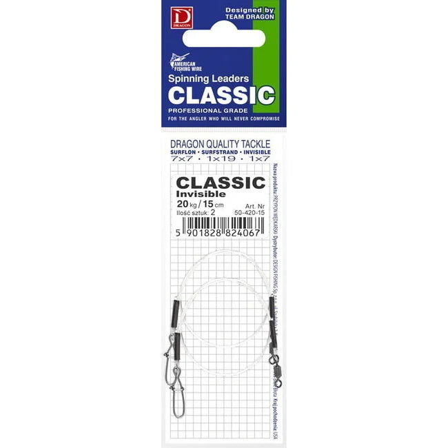 Dragon Classic Unsichtbare Vorfächer 10kg