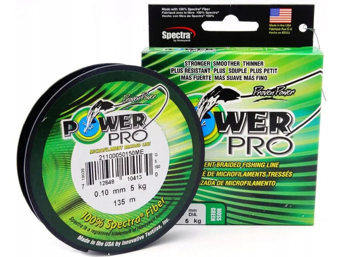 Power Pro Geflochtene Schnur 135m Moosgrün