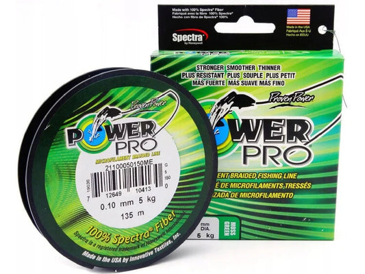 Power Pro Geflochtene Schnur 275m Moosgrün