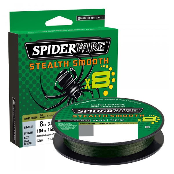 SpiderWire Stealth Smooth 8 Moosgrün 150 m