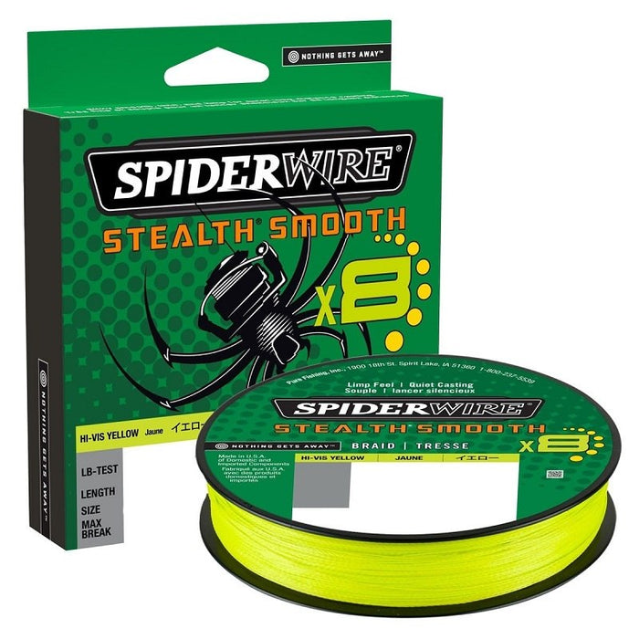 SpiderWire Stealth Smooth 8 Hi-Vis Gelb 150 m