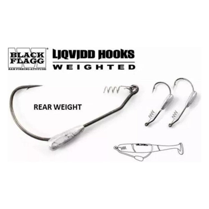Black Flagg Spring Finesse Haken – Hinten gewichtet