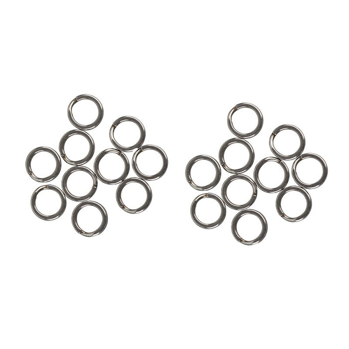 Savage Gear Edelstahl-Split-Ring, geschmiedet, extra stark