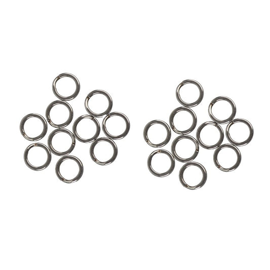 Savage Gear Edelstahl-Split-Ring, geschmiedet, extra stark