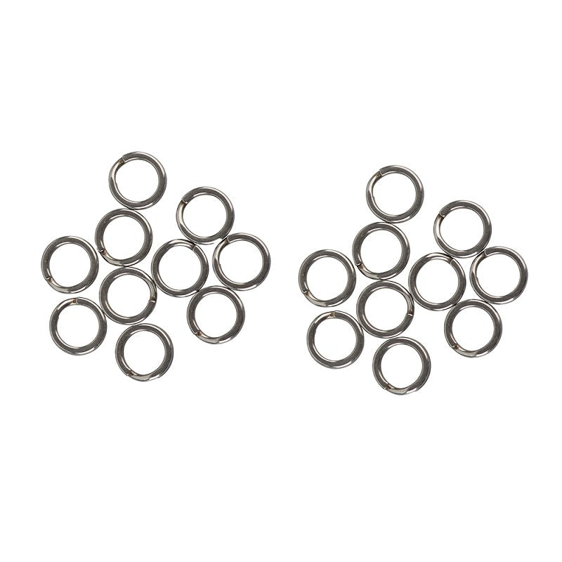 Savage Gear Edelstahl-Split-Ring geschmiedet